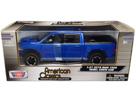 2019 RAM Rebel 1500 Crew Cab Pickup Truck Blue Metallic "American Classics" Seri - $1,594.34 MXN