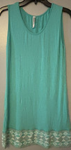 Monoreno Sleeveless Green, Embroidery Lined bottom .Above the knee dress... - $245.32 MXN