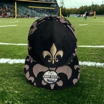 New Orleans Saints Mazaj Hat Embroidered Logo Adjustable Black Fleur De Lis NEW - £15.39 GBP