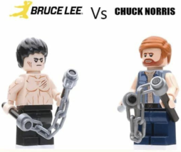 Action Movie Stars Battle of the century minifigures building blocks 2pc... - $24.99
