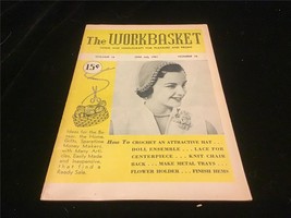 Workbasket Magazine July1951 Crochet Popcorn edged Hat, Lace for Centerpiece - £4.82 GBP