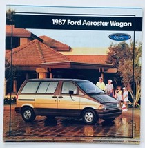 1987 Ford Aerostar Wagon Dealer Showroom Sales Brochure Guide Catalog - £7.43 GBP
