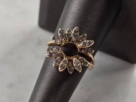 Womens Vintage Estate 14k Gold Diamond Ring Enhancer 5.1g E4521 - $688.05