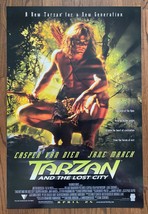 TARZAN AND THE LOST CITY (&#39;98) Dbl-Sided One-Sheet Casper Van Dien Beefc... - £74.72 GBP