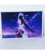 Jin Lin Purple Skies Premium Waifu Card Anime Girl Art Oversized Board A6 - €11,98 EUR