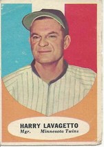 1961 Topps Harry Lavegetto 226 Twins VG - £1.17 GBP