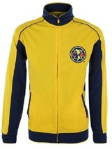 Club America Liga Mexico Team Yellow Track Jacket Soccer Futbol Men&#39;s Medium - £23.91 GBP