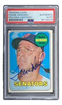 Frank Howard Autografato 1969 Topps #170 Washington Senators Figurina PSA/DNA - £46.11 GBP