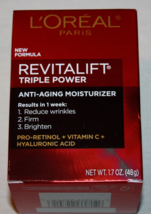 L'Oreal RivitaLift TriplePower Anti-Aging Moisturizer 1.7 oz. 48g - $21.77