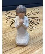Demdaco Willow Tree Angel of Prayer Figurine Knick Knack KG JD - £19.83 GBP