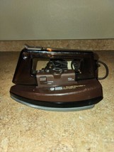 BLACK&amp;DECKER-Small Wonder Folding Portable Travel Steam Iron-VINTAGE - £11.41 GBP