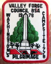 1978 Valley Forge Council Pilgrimage Patch - £4.21 GBP