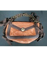 Moschino Cheap and Chic Dark Light Brown Leather Studded Purse Shoulder ... - €89,28 EUR