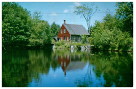 Old Red Mill in the Monadnock Region of Southwestern New Hampshire Postcard - $5.16