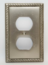 Silver Ornate Cast Iron Electric Wall Outlet Plate Covers - £3.91 GBP