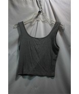 NWT RICHCOIN Women&#39;s Square Neck Ribbed Tank Crop Top Size XL - £8.22 GBP