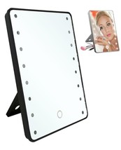 Makeup Mirror 16 Led Lights Bathroom Mirror Touch Illuminated Cosmetic Shaving - £14.77 GBP