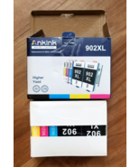 ANKINK 4 Pack 902XL  Ink Cartridges - BLACK and TRI-COLOR - FREE SHIPPING - $357.94 MXN