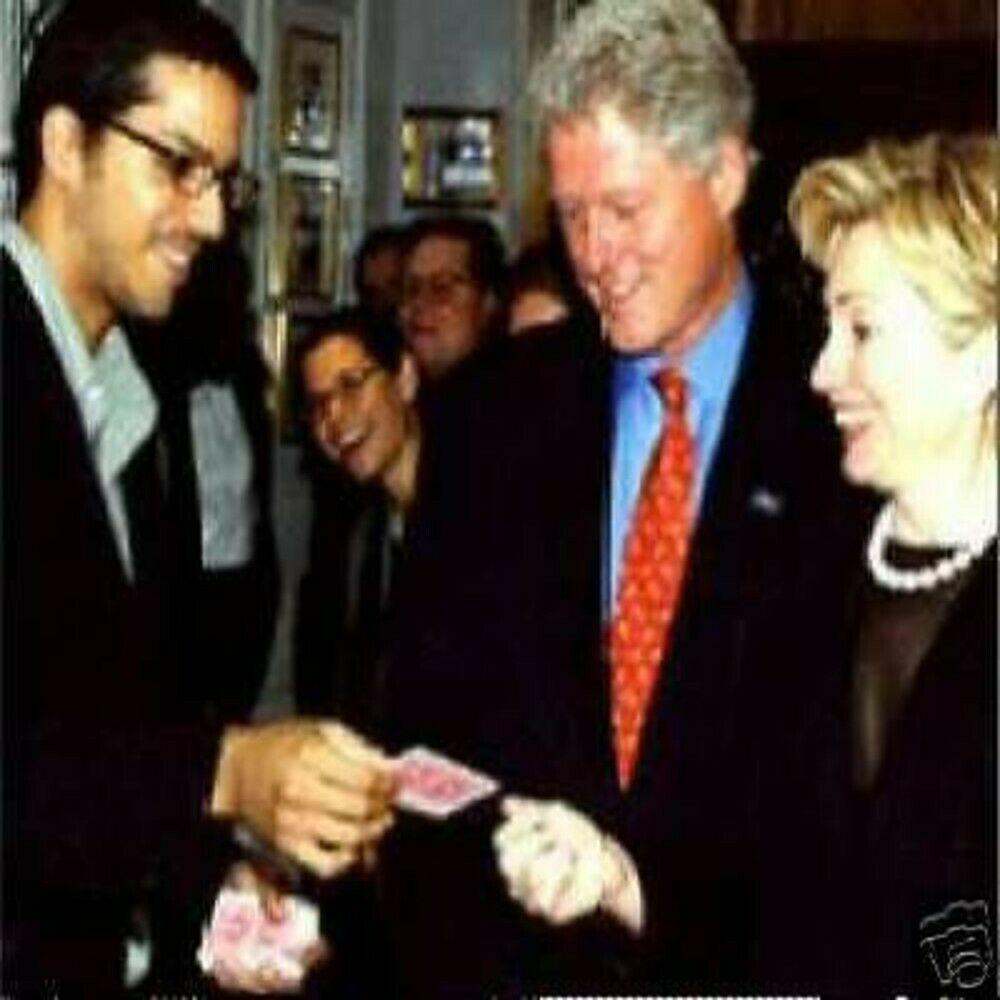 David Blaine BILL CLINTON Magic Pop Up Card Close Up Trick FREE SHIPPING... - $13.99