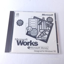 Vintage Microsoft Works &amp; Microsoft Money 97 - Designed For Windows 95 PC CD - £6.23 GBP