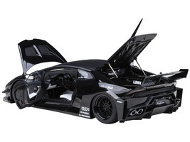 Lamborghini Huracan GT LB-Silhouette Works Black 1/18 Model Car Autoart - £216.22 GBP