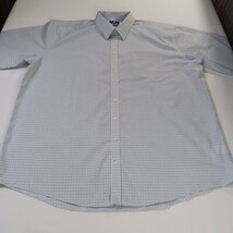 Stafford RN#93677 Mens White Plaid Button-Up Long Sleeve Shirt Sz Big 19 (36-37) image 10