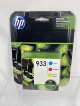 Original HP 933 Tri-Color CMY Cyan Magenta Yellow Ink Cartridges - £7.90 GBP