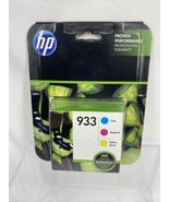 Original HP 933 Tri-Color CMY Cyan Magenta Yellow Ink Cartridges - $187.97 MXN