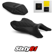 Yamaha MT07 Seat Covers and Gel 2018-2021 2022 2023 Black Luimoto Tec-Grip Suede - £275.86 GBP