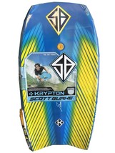  Krypton Scott Burke Hydro-Hull Yellow-blue BodyBoard size 42&quot;× 22&quot; body... - $63.70