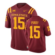Brock Purdy Iowa State Cyclones 15 Red Football Jersey - £39.25 GBP