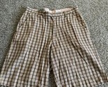 Hollister Shorts Vintage  Plaid Button Fly Mens Size 32 Cotton Pocket Pr... - $16.82