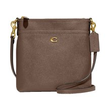 Coach Kitt Messenger Crossbody Leather Handbag, Dark Stone, CC526, NWT  - £115.88 GBP