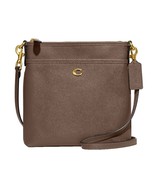 Coach Kitt Messenger Crossbody Leather Handbag, Dark Stone, CC526, NWT  - $2,544.48 MXN
