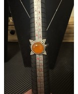 925 Sterling Silver Carnelian Ring Size 9 - $54.90 CAD