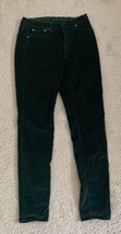 J.Crew/Jeans Pants Womens Dark Green Velvet Corduroy High Rise Toothpick... - $27.80