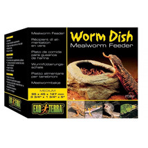 Exo Terra Mealworm Feeder Dish Medium 3 count Exo Terra Mealworm Feeder ... - £64.84 GBP