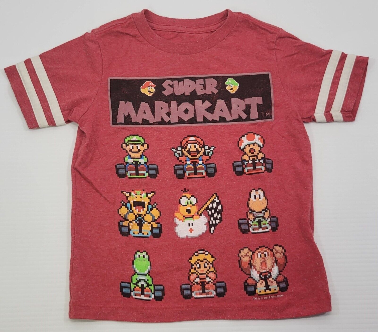 L) GAP Kids Nintendo Super Mario Kart Red T-Shirt XS - £5.44 GBP