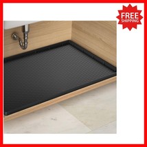 Waterproof Under Sink Mat - 28&quot;x22&quot; Silicone Liner for Kitchen &amp; Bath Pr... - $35.63