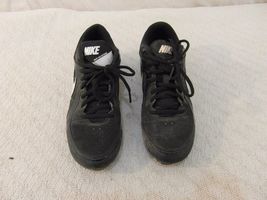 Youth Boy's Nike MVP Keystone Black White Lace Up Baseball Softball Clea... - $16.90