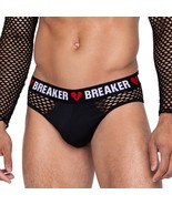 Heartbreaker Briefs Sheer Back Contoured Pouch Broken Heart Elastic Wais... - $26.99