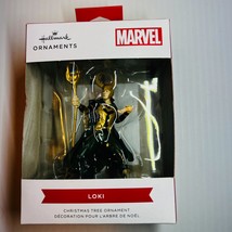 Christmas Ornament Hallmark Loki From The Avengers And Thor Disney Marvel 2022 - £7.89 GBP