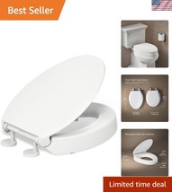 3&quot; Elevated Soft-Close Toilet Seat – Effortless Cleaning &amp; Installation,... - $89.99
