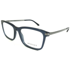 Versace Eyeglasses Frames MOD.3210 5111 Grey Clear Dark Blue Square 53-18-140 - $149.39