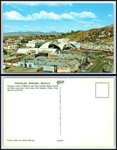 MEXICO Postcard -Nogales, View Of Mexico &amp; USA From Hotel Fray Marcus de Niza DY - £3.14 GBP