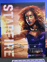 Anna Diop (Starfire in Titans) Signed Autographed 8x10 photo - AUTO w/COA - £32.17 GBP