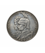 1901 Águila Imperial Alemana Cinco Marcos Conmemorativo Restrike Arte Me... - $243.23 MXN