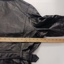 Jones New York Women's Black Genuine Leather Full Zip Coat Jacket Size XL image 8