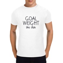 Unisex Shirt – Goal Weight – White - XL - £13.50 GBP