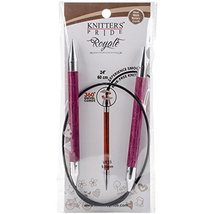 Knitter&#39;s Pride 220123 Royale Fixed Circular Needles 24&quot;-Size 13/9mm - $12.95